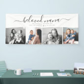 最愛の奈々おばあちゃんカスタム家族フォトキープサケ 横断幕 (トレードショー)