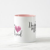 最愛の娘従って愛されてあります マグカップ (中央)