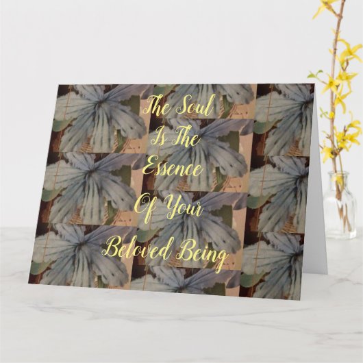 最愛の存在 カード (黄色い花)