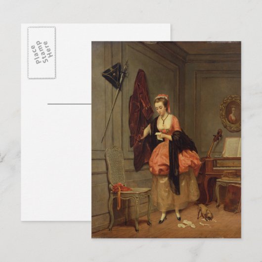 最愛の愛人1846年 ポストカード (正面/裏面)