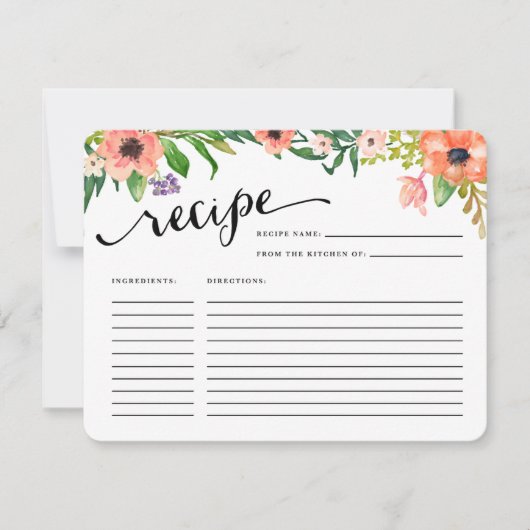 最愛の日 |レシピカード (正面)