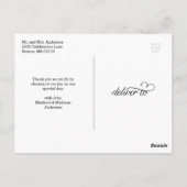 最愛の日 | 結婚感謝はがき ポストカード (裏面)