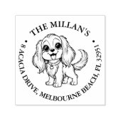 最愛の犬の笑顔の恋人テーマ セルフインキングスタンプ (デザイン)