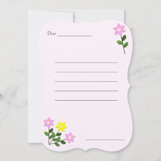 最愛の3ヨハネ1:2フラットグリーティングカードのためのメッセージ カード (裏面)