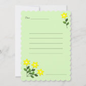 最愛の3ヨハネ1:2フラットグリーティングカードのためのメッセージ カード (裏面)