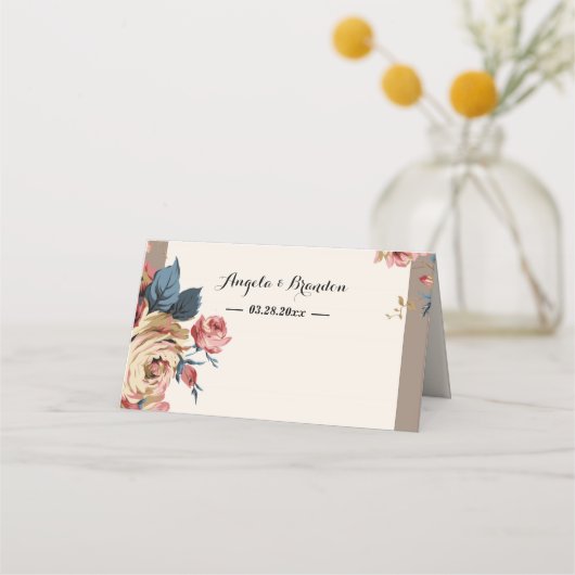 最愛の プレイスカード (裏面)