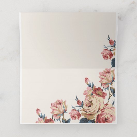 最愛の プレイスカード (内部開封)