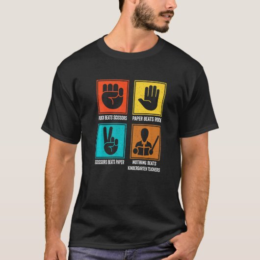 最愛は幼稚園の先生 幼稚園の先生E Tシャツ (正面)