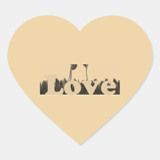 最新のかわいい素敵な愛に満ちた優しさ ハートシール (正面)