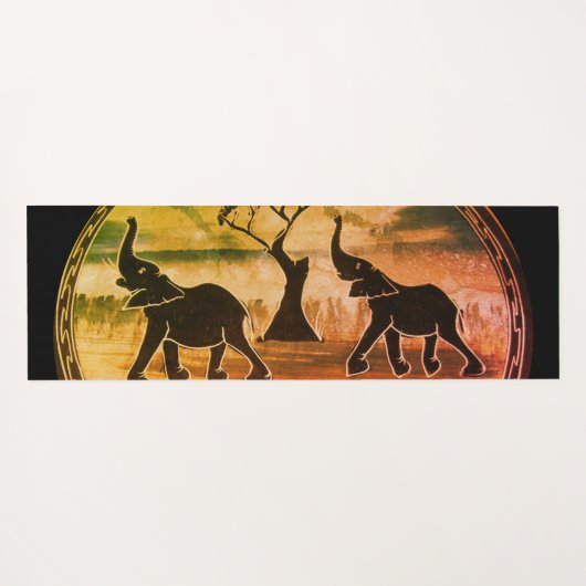 最新のアフリカスポーツ男女アイディア ヨガマット (裏面(横))