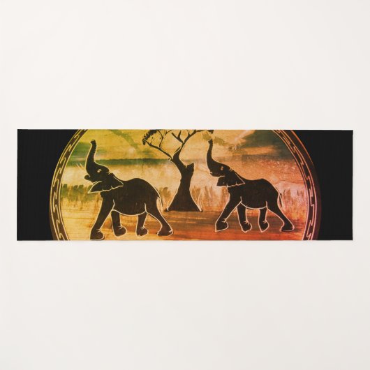 最新のアフリカスポーツ男女アイディア ヨガマット (正面(横))