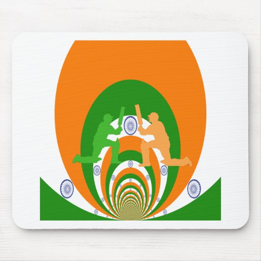 最新のインディアクリケットアイディア マウスパッド (正面)