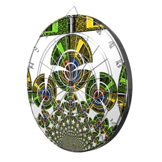 最新のエギーなアフリカのマサイ族の部族の文化パターン ダーツボード (正面右)