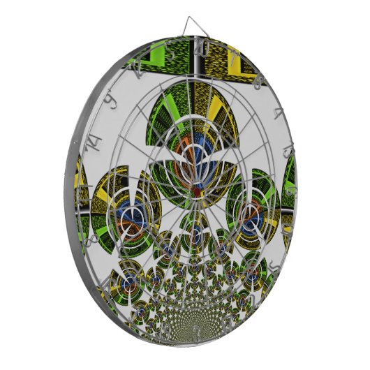 最新のエギーなアフリカのマサイ族の部族の文化パターン ダーツボード (正面左)