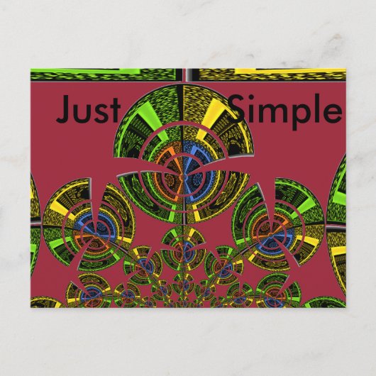 最新のエギーなアフリカのマサイ族の部族の文化パターン ポストカード (正面)