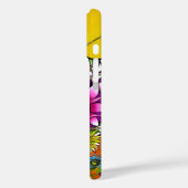 最新のカラフル素晴らしい花の柄デザインアート Case-Mate iPhoneケース (裏面 / 左)