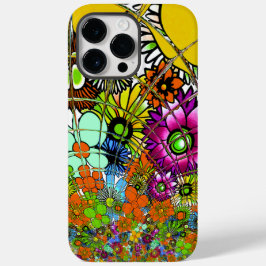 最新のカラフル素晴らしい花の柄デザインアート Case-Mate iPhone 14 PRO MAXケース