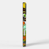 最新のカラフル素晴らしい花の柄デザインアート Case-Mate iPhoneケース (裏面 / 右)