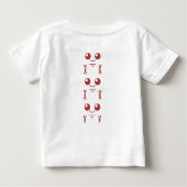 最新のクリッ感動的クボールプロベビー ベビーTシャツ (裏面)