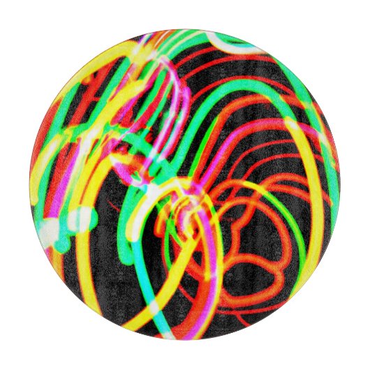 最新のネオンパターンコレクションを購入 カッティングボード (正面)