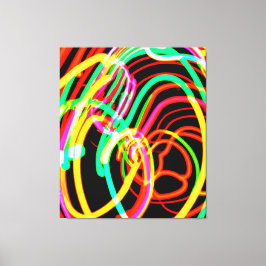 最新のネオンパターンコレクションを購入 キャンバスプリント