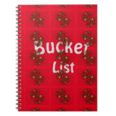 最新のバケットリストは良い夜に素敵な日を持っている ノートブック (正面)
