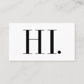 最新のファッションの上品 名刺 (正面)