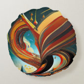 最新のファンシーデザイン印刷 ラウンドクッション (裏面)