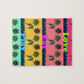 最新のフローラ食べーー愛遊デザイン ジグソーパズル (横)