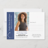 最新のプロフェッショナルな不動産エージェントが新規物件を掲載しました！ 招待状 (裏面)