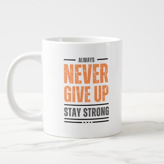 最新のマグカップデザイン ジャンボコーヒーマグカップ (左)