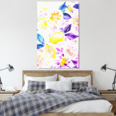 最新のレモスタイリッシュネードエキゾチックデザイン キャンバスプリント (インサイチュ (寝室))