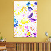 最新のレモスタイリッシュネードエキゾチックデザイン キャンバスプリント (インサイチュ (リビング))