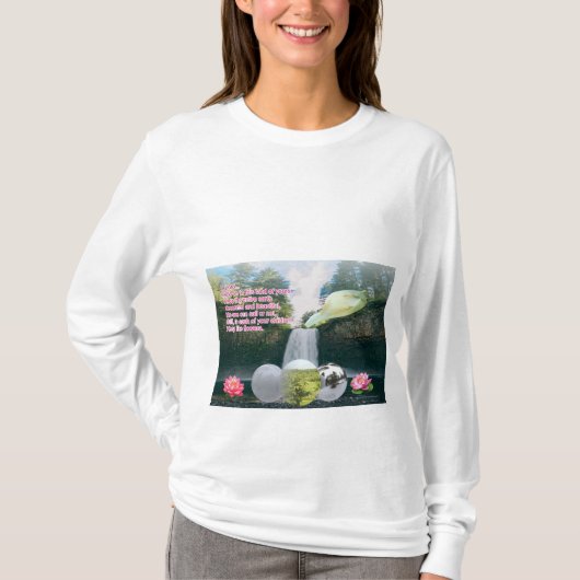 最新の女性Tシャツ環境 Tシャツ (正面)
