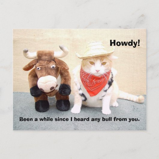 最新の強気は何だ? ポストカード (正面)