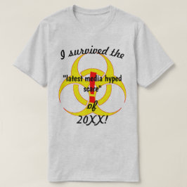最新の生き延びメディア・スクア・生物学的災害［有害物質］ Tシャツ