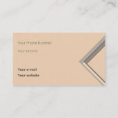 最新の砂の三角形 名刺 (裏面)