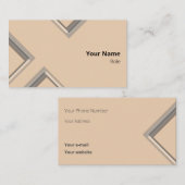 最新の砂の三角形 名刺 (正面/裏面)