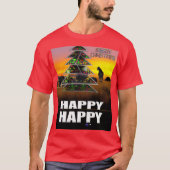 最新の素晴らしいクリスマスシーズンの色 Tシャツ (正面)