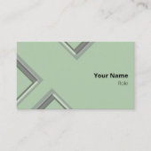 最新の緑の三角形 名刺 (正面)