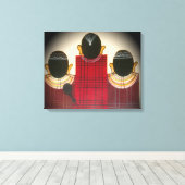 最新の美しいケニアマサイ族のアイディア キャンバスプリント (インサイチュ (ウッドフロア))