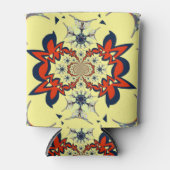 最新の美しいモチーフパーソナライズされたカラーデザイン 缶クーラー (正面)