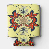 最新の美しいモチーフパーソナライズされたカラーデザイン 缶クーラー (裏面)