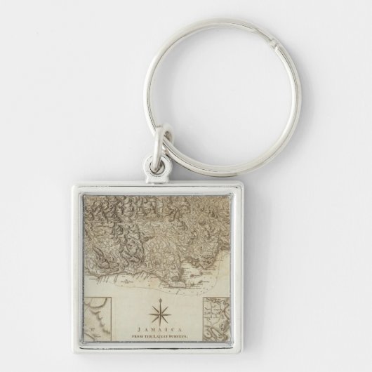 最新の調査でジャマイカ キーホルダー (正面)