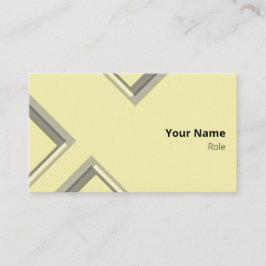 最新の黄色の三角形 名刺
