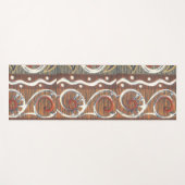 最新の アフリカの ファッション カラー 伝統的な デザイン ヨガマット (正面(横))