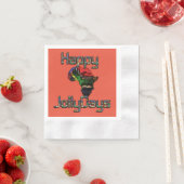 最新の アフリカ クリスマス 特別な機会 カスタム 3D 縁ありカクテルナプキン (インサイチュ)