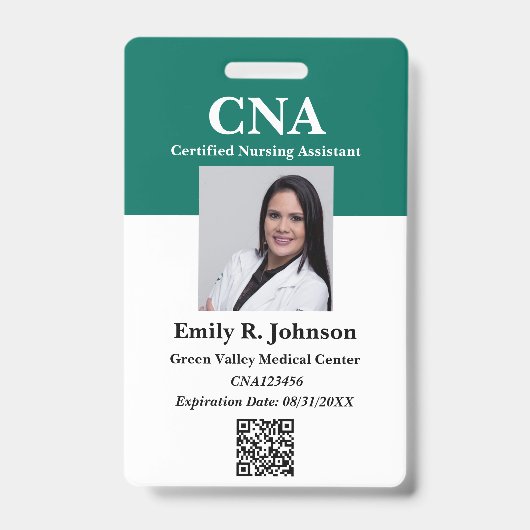 最新のCNA IDバッジ バッジ (正面)