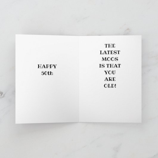 最新のMOOは、***50**** カード (内部)