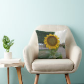 最新ひまわりカッコいい花 クッション (椅子)